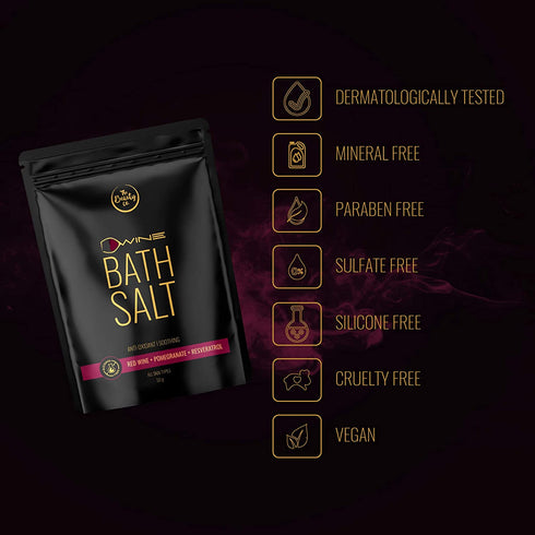 the beauty co India D'Wine Bath Salt With Wine Extract and Epsom Salt